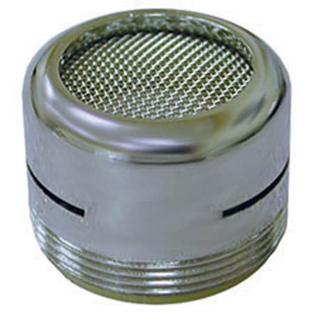 Jones Stephens Chrome Plated Dual Thread 15/16in.-27 Male x 55/64in.-27 Female Slotted 2.2 gpm Flow Aerator A01004